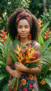 Tropical Beauty Portrait