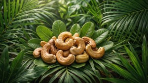 Tropical Cashew Leaves