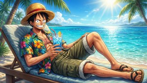 Tropical Drip Luffy