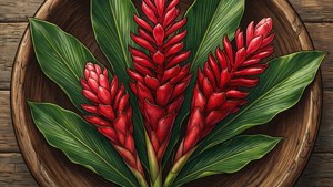 Tropical Flower Bowl