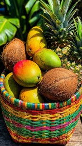 Tropical Fruit Basket