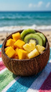 Tropical Fruit Snack Bowl