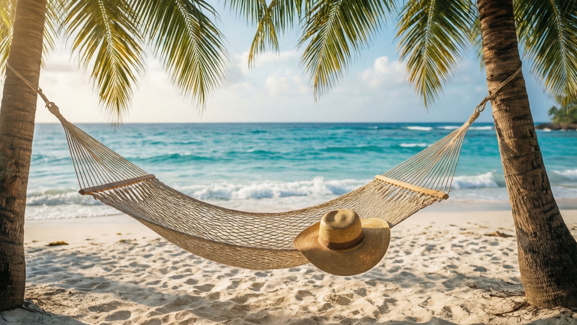 Tropical Hammock Escape by Wallpapers.art Studio