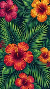 Tropical Hibiscus