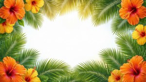 Tropical Island Frame