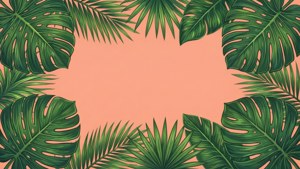 Tropical Leaf Frame
