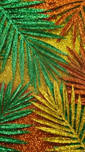 Tropical Leaf Glitter