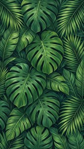 Tropical Leaf Pattern
