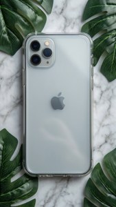 Tropical Leaves Blank iPhone