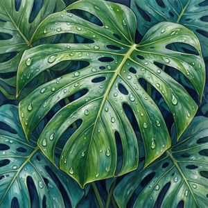 Tropical Leaves Macro