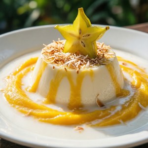 Tropical Mango Blancmange