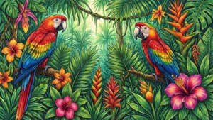 Tropical Marker Rainforest