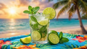 Tropical Mojito Sunset