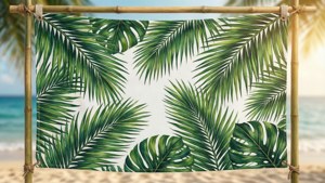 Tropical Palm Banner