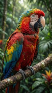 Tropical Parrot Perch