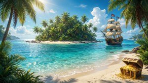 Tropical Pirate Island
