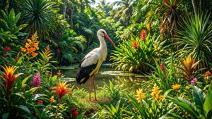 Tropical Stork