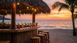 Tropical Sunset Bar