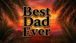 Tropical Sunset Dad