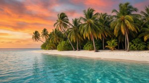 Tropical Sunset Paradise