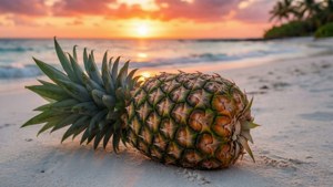 Tropical Sunset Pineapple