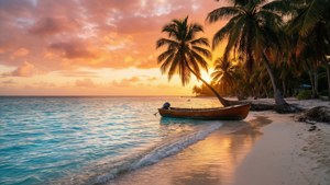 Tropical Sunset Serenity