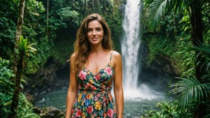 Tropical Waterfall Escape