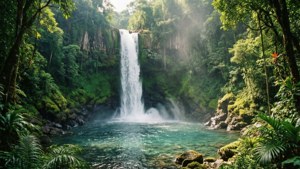 Tropical Waterfall Paradise