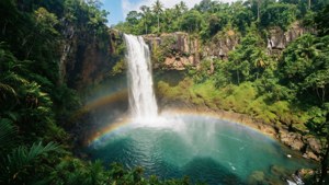 Tropical Waterfall Pool