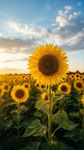 True Sunflower Field