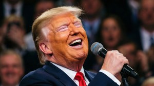 Trump Laughing