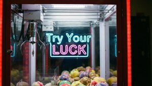 Try Your Luck Sign