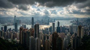 Tsim Sha Tsui from the Peak