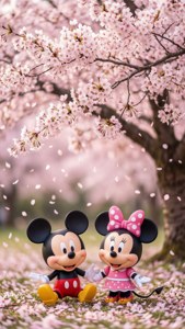 Tsum Tsum Cherry Blossom Love