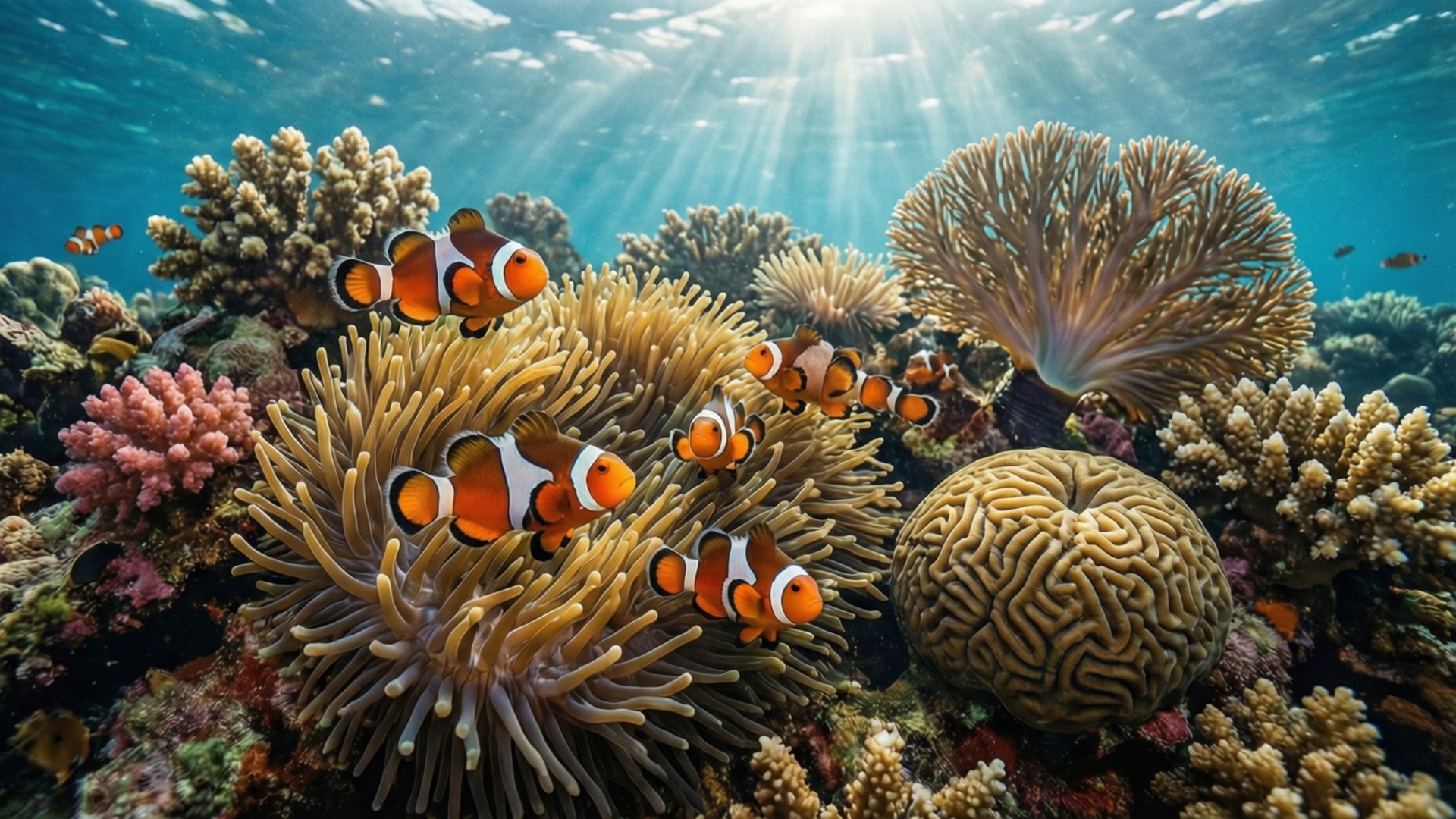 Tuamotu Coral Garden by Wallpapers.art Studio