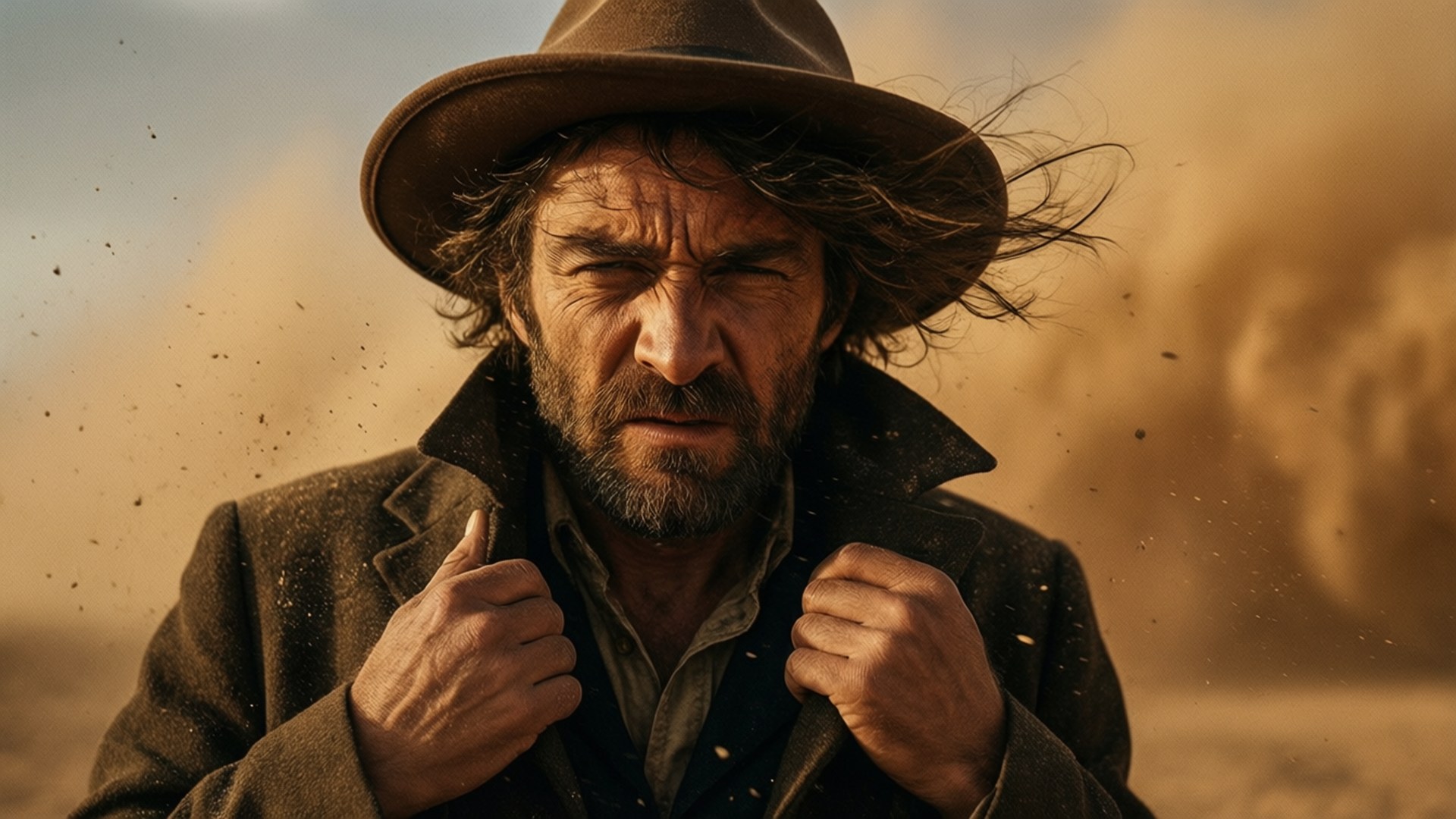 Tuco in the Dust Storm by Wallpapers.art Studio