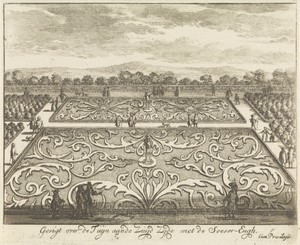 Tuin aan de zuidzijde van Paleis Soestdijk