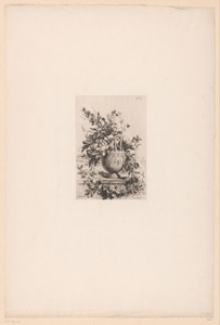 Tuinvaas met bloemen