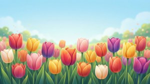 Tulip Field Spring