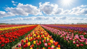 Tulip Rainbow Field