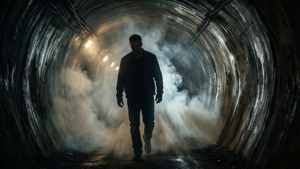 Tunnel Smoke Silhouette