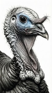 Turkey Portrait Close-Up