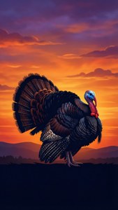 Turkey Sunset Silhouette