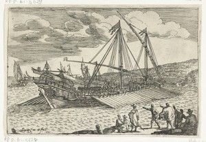 Turkse galei op zee