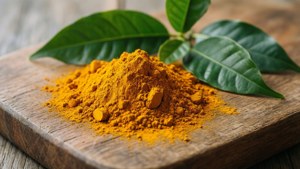 Turmeric and Leaves