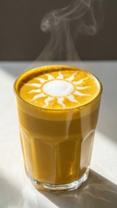 Turmeric Latte Art