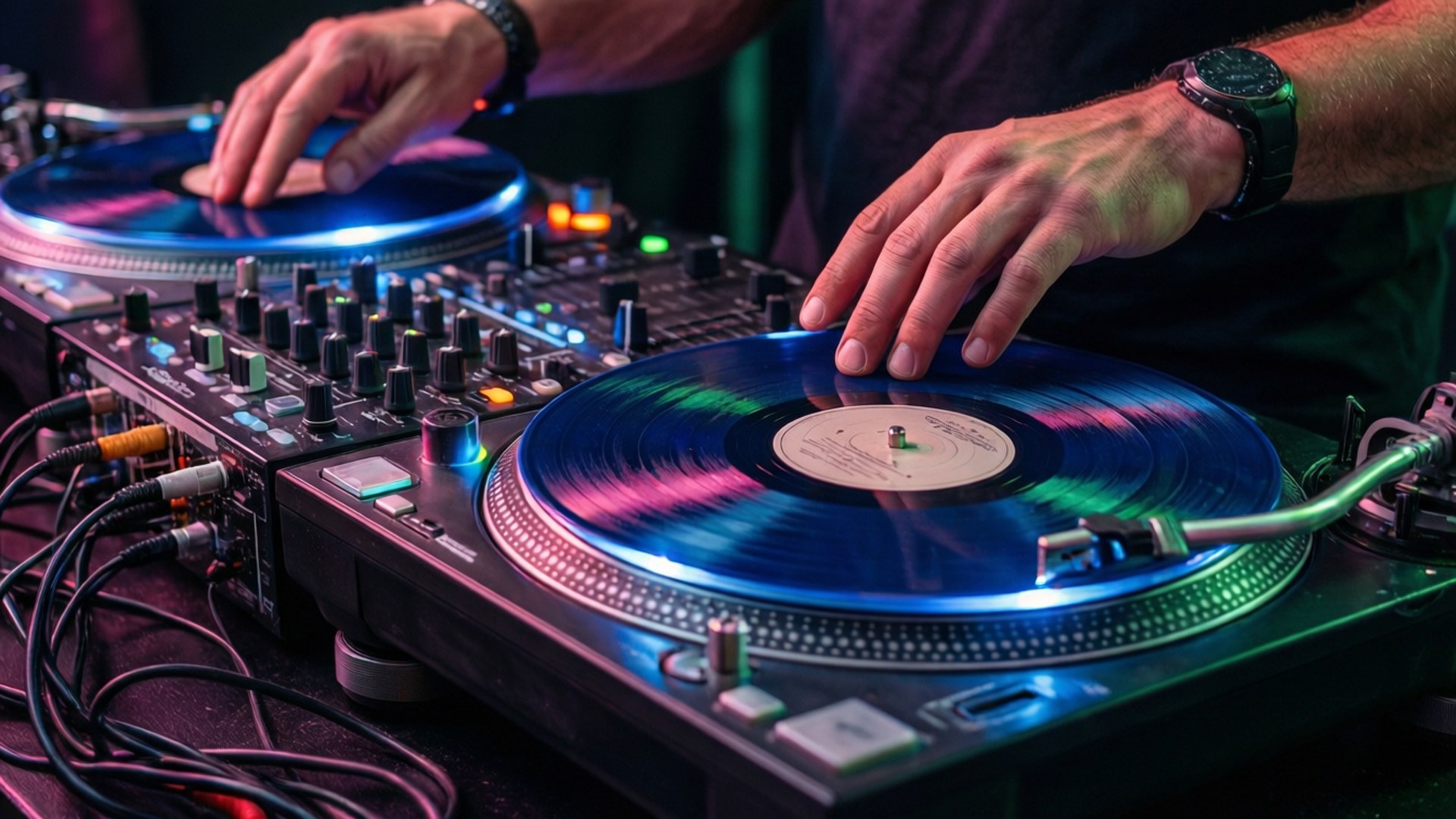 Turntable Alchemy by Wallpapers.art Studio