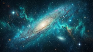 Turquoise Galaxy Nebula