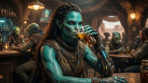 Turquoise Twi'lek Spacer
