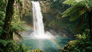 Turquoise Waterfall Pool